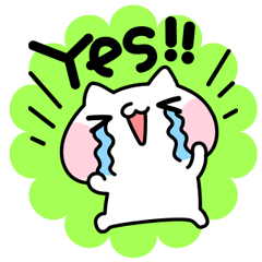 [LINEスタンプ] ぬこのYES！NO！スタンプ