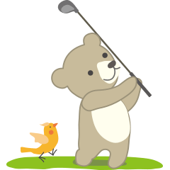 [LINEスタンプ] 熊のバーディー