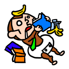 [LINEスタンプ] げっそりさる