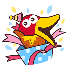 [LINEスタンプ] キョロちゃん