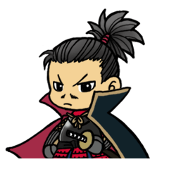 [LINEスタンプ] まめ武将 
