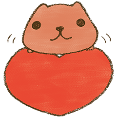 [LINEスタンプ] カピバラさん(まったり～んとその3) 