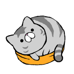 [LINEスタンプ] でぶ猫ギンちゃん