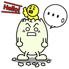[LINEスタンプ] 王子じゃないよ玉子だよ。の画像（メイン）