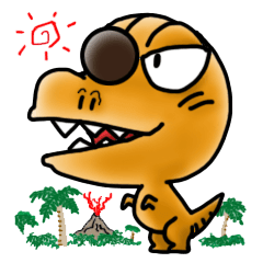 [LINEスタンプ] 恐竜カーニバル