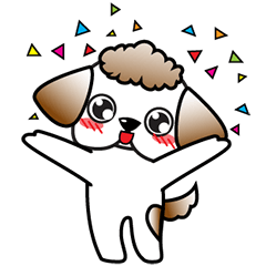 [LINEスタンプ] Ung Ung the dog 