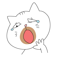 [LINEスタンプ] めんどねこ