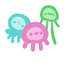 [LINEスタンプ] くらげちゃん