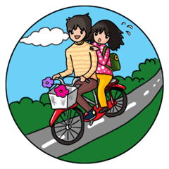 [LINEスタンプ] Darin ＆ Caritas 