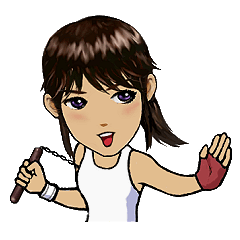 [LINEスタンプ] Kung Fu Lina