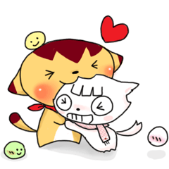 [LINEスタンプ] Tiger＆Whitesy fetchpriority=high