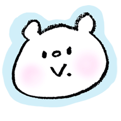 [LINEスタンプ] しろくまななみん