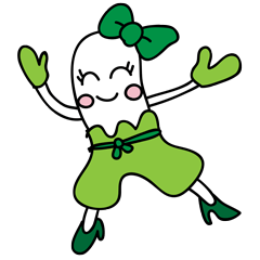 [LINEスタンプ] ねぎちゃん