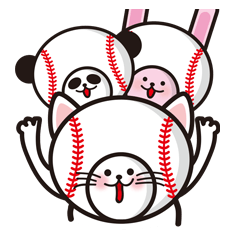 [LINEスタンプ] ベースボールアニマル fetchpriority=high