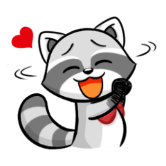 [LINEスタンプ] Rakkun Nonstop！！