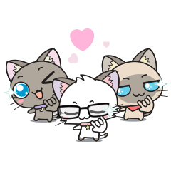 [LINEスタンプ] Hoshi ＆ Luna Diary : Thai Edition 2 