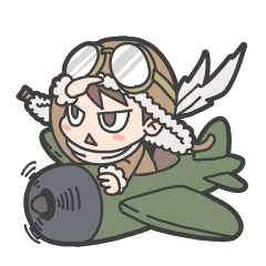 [LINEスタンプ] 飛行機乗りくんたち