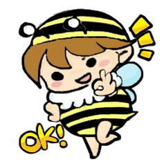 [LINEスタンプ] ミツバチの王子様