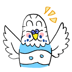 [LINEスタンプ] インコのピピ