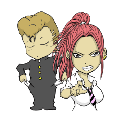 [LINEスタンプ] ヤンキーすくーるライフ