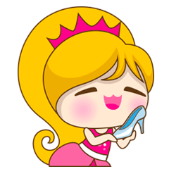 [LINEスタンプ] 陽気で魅力的なプリンセスのケイラ。 fetchpriority=high