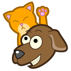 [LINEスタンプ] Funny Cat and Dog 