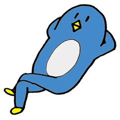 [LINEスタンプ] あしながペンギン 