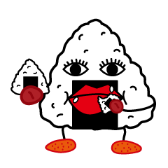 [LINEスタンプ] きもいおにぎり