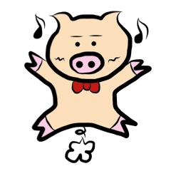 [LINEスタンプ] ブタ君の生活 fetchpriority=high