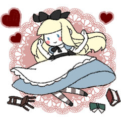 [LINEスタンプ] アリスの夢の世界