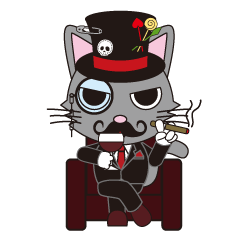 [LINEスタンプ] ダンディー 猫田さん fetchpriority=high