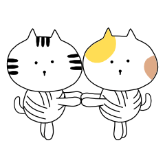 [LINEスタンプ] 毛玉猫 ココとロロ fetchpriority=high