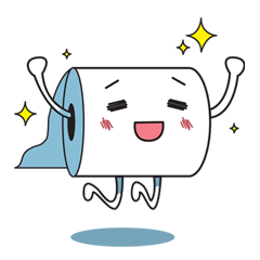 [LINEスタンプ] トイレットペーパー君
