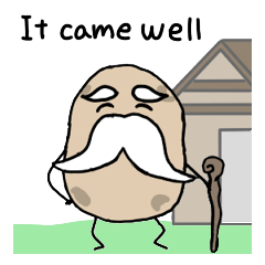 [LINEスタンプ] Potatoes grampa fetchpriority=high