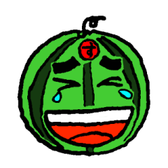 [LINEスタンプ] スイカのたまちゃん（英語版） fetchpriority=high