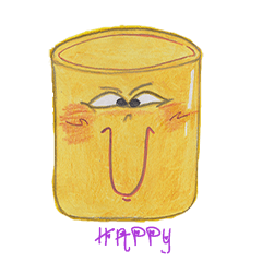 [LINEスタンプ] Color cups 