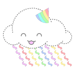 [LINEスタンプ] Cloudy Cute