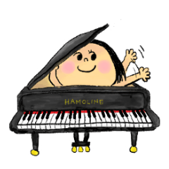 [LINEスタンプ] ハモリ～ヌちゃん