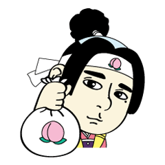 [LINEスタンプ] チェリーじゃないよ、桃だよ！ 