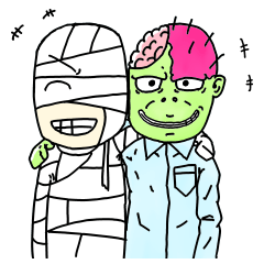 [LINEスタンプ] モンスターズ 