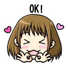 [LINEスタンプ] Reaction sticker of Sammy in love/Eng