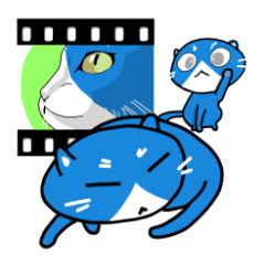 [LINEスタンプ] 名無しの青白猫スタンプ fetchpriority=high