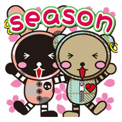[LINEスタンプ] チョコ＆モカ 季節ねた fetchpriority=high