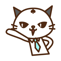 [LINEスタンプ] 先輩☆ねこねこ