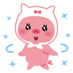 [LINEスタンプ] ぶたぴんちゃん
