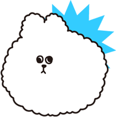 [LINEスタンプ] うさぴよけ