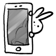 [LINEスタンプ] 筆うさぎ fetchpriority=high