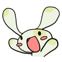 [LINEスタンプ] ねばうさぎ 