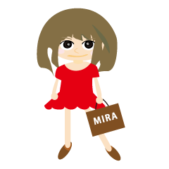 [LINEスタンプ] Mira chan 