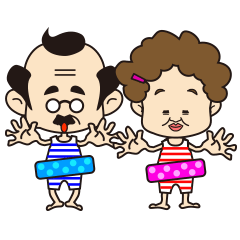 [LINEスタンプ] 僕らのオヤジとオバサン